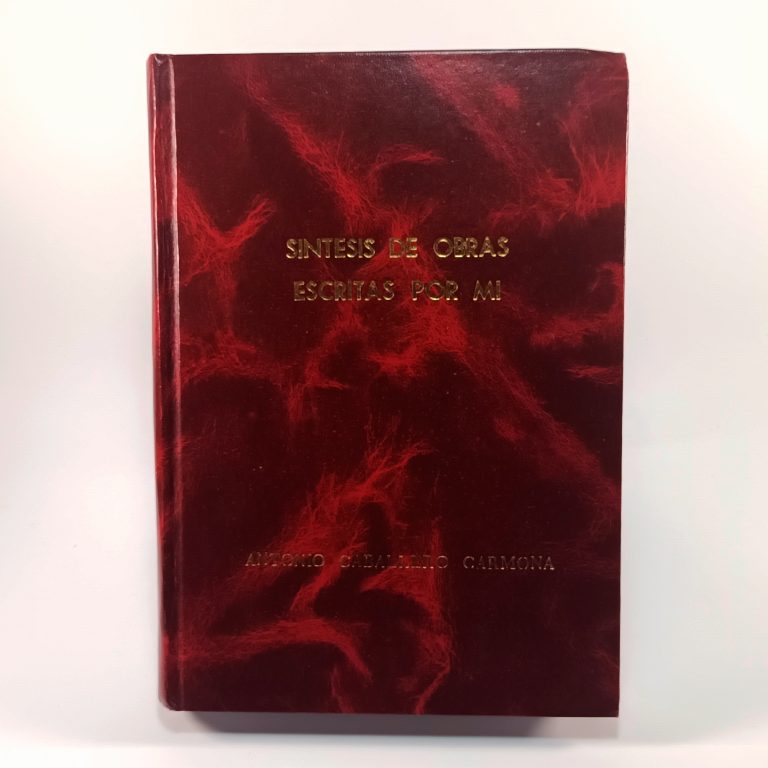 Síntesis de obras escritas por mí, octubre 2015
